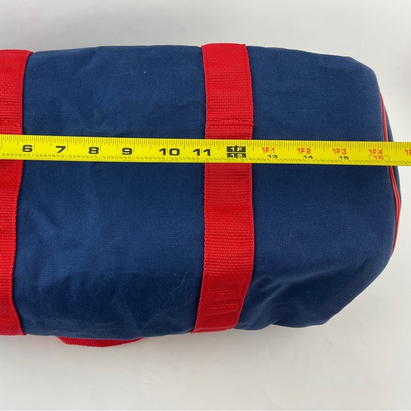 Vintage 1970s Pepsi and Kentucky Fried Chicken Canvas Duffel Bag 16x9x9 EUC - Picture 5 of 13